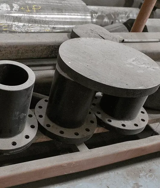 Tarugos, discos e flanges em estoque